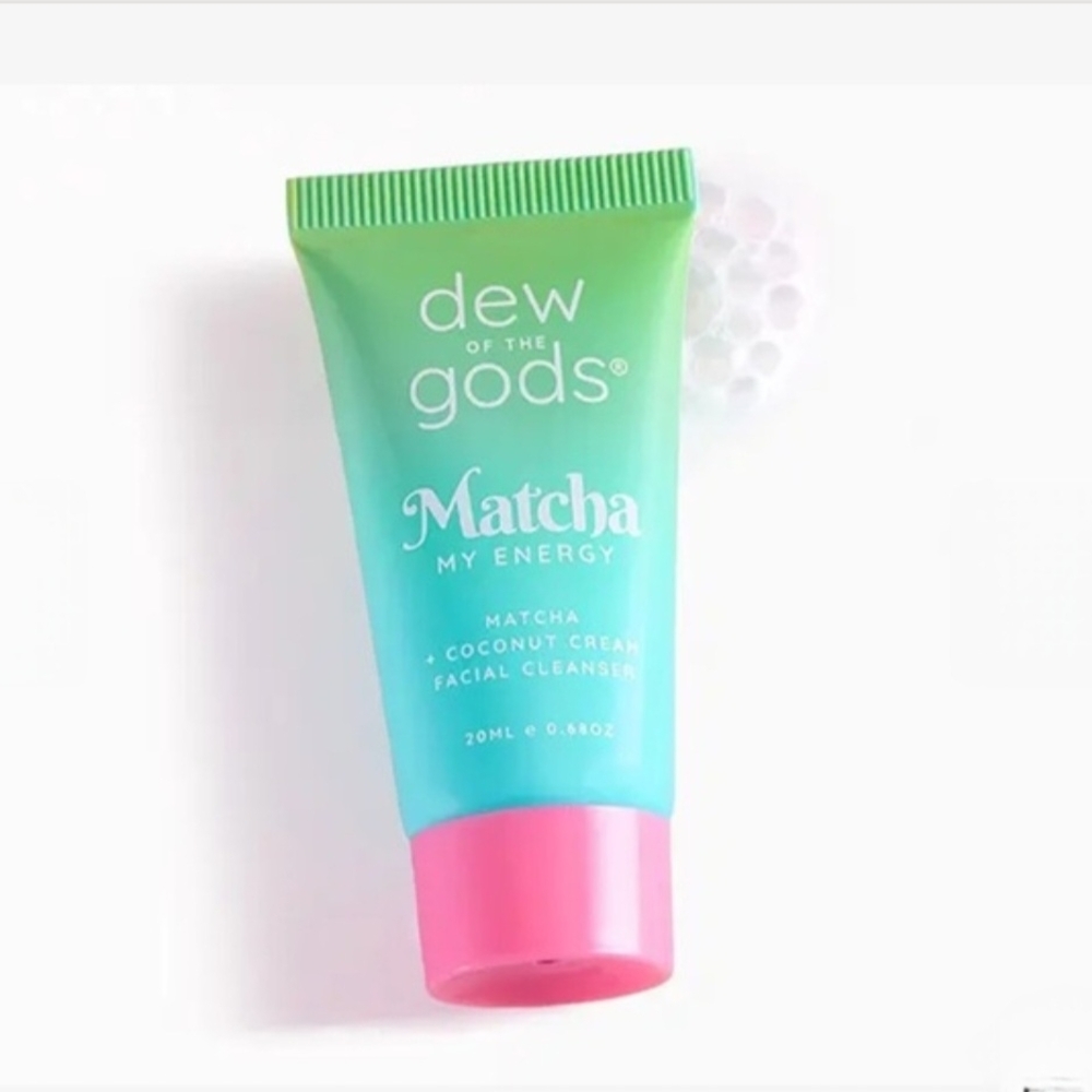DEW OF THE GODS Matcha My Energy Facial Cleanser Coconut Cream + Matcha, 20 ML